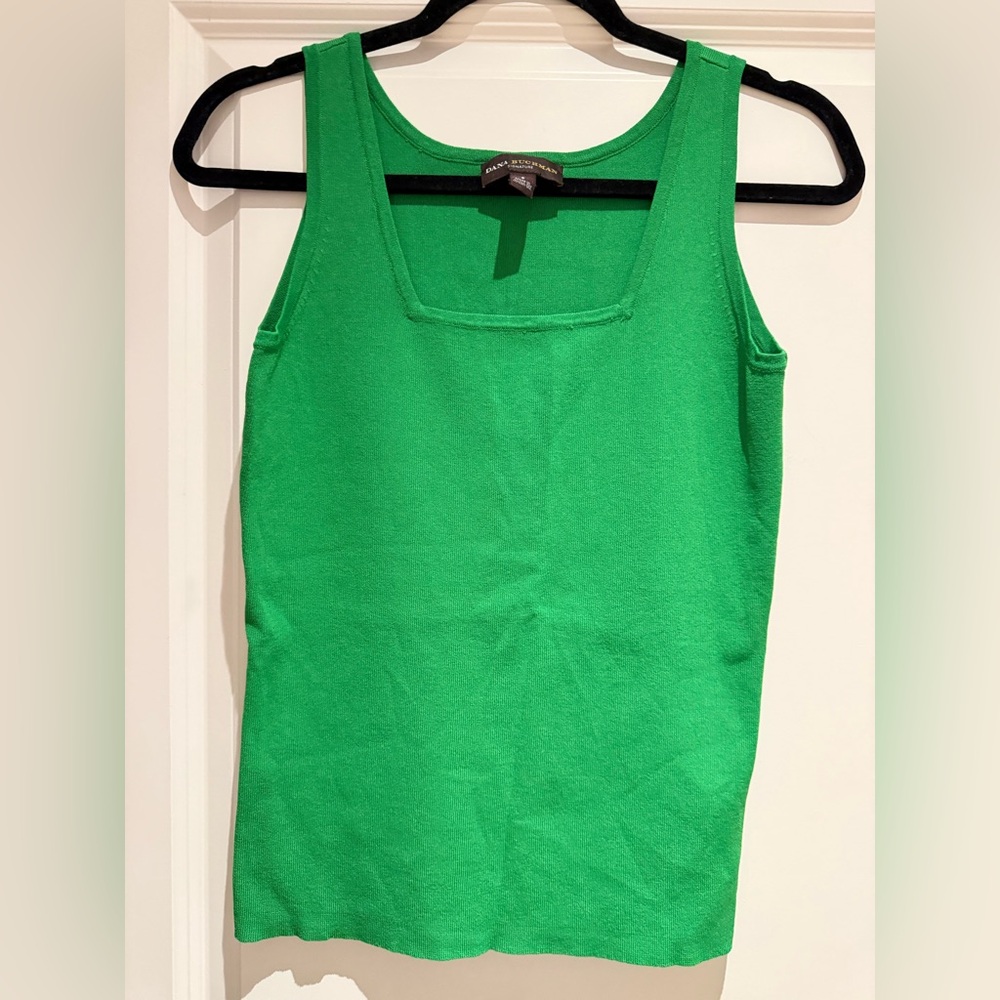 Dana Buchman Sleeveless Top Green